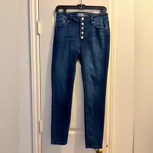 Just USA mid rise jeans, straight leg, size 28